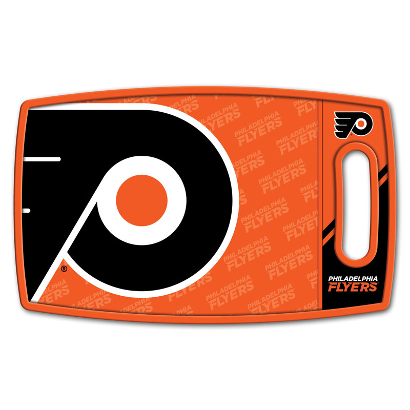 YouTheFan NHL Logo Series Cutting Board, NHL Philadelphia Flyers