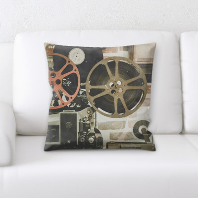 Animal Print Microsuede Throw Pillow