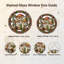 Panneau de vitrail Mushroom Forest - H 12 po-1959019446