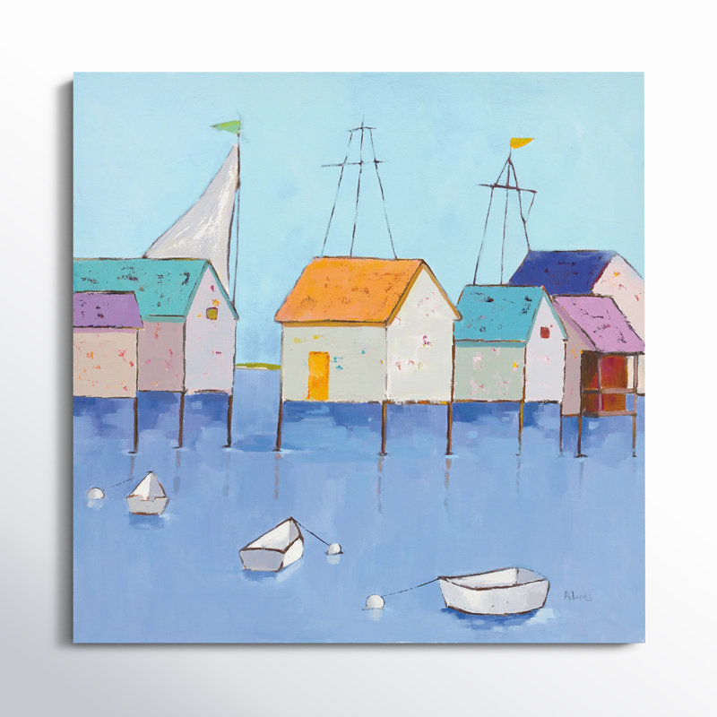 «Egret II» par Phyllis Adams, impression sur toile tendue, H 24 po x l 24 po x P 2 po