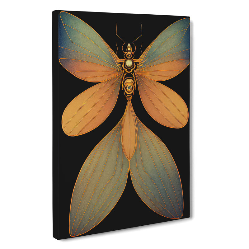 Amazing Dragonfly - Wrapped Canvas, 50cm H x 35cm W x 3cm D