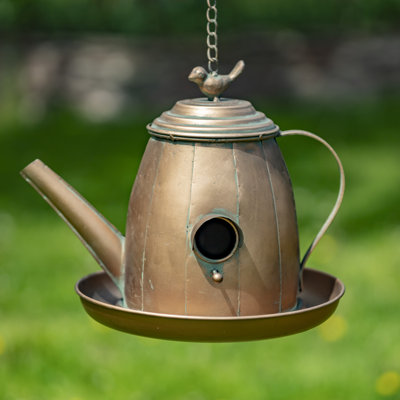 Oakman 25 in. H x 12.8 in. W x 10.5 in. D Hanging Rust Resistant and UV Resistant Birdhouse