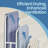 VASAGLE Standing Towel Racks, White