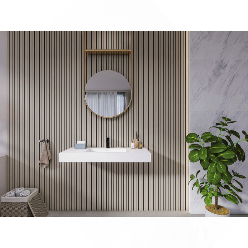 Lavabos vasques rectangulaires pour salle de bain 47,2 po