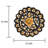 Handmade Glam Plants & Flowers Wall Decor on Solid Wood