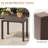 Aluminum Rectangular Side Table-537187138