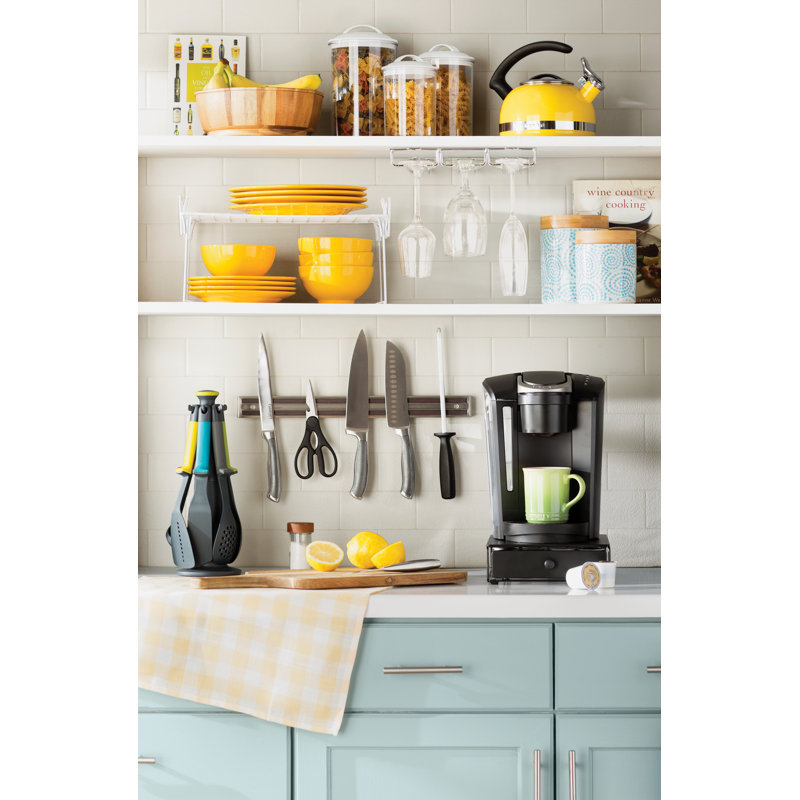 Calypso Basics by Reston Lloyd Acrylic Storage Canisters, Set of 3, White