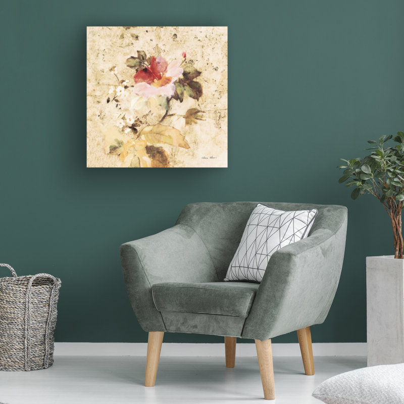 Art sur toile «bolologia Cheri Blum Spring Roses IV», H 14 po x l 14 po