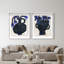 Indigo Vases Set Shadowbox Floral & Botanical Print by Oliver Gal, Black Frame, 16 x 20-130729496-138238792