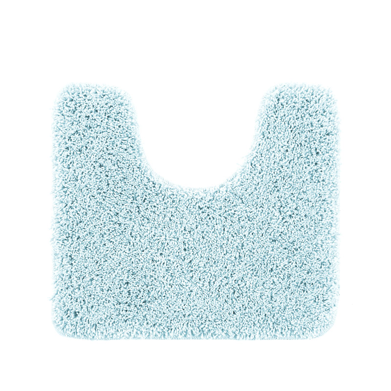 Plastic / Acrylic Non-Slip Contour Mat, Soft Blue