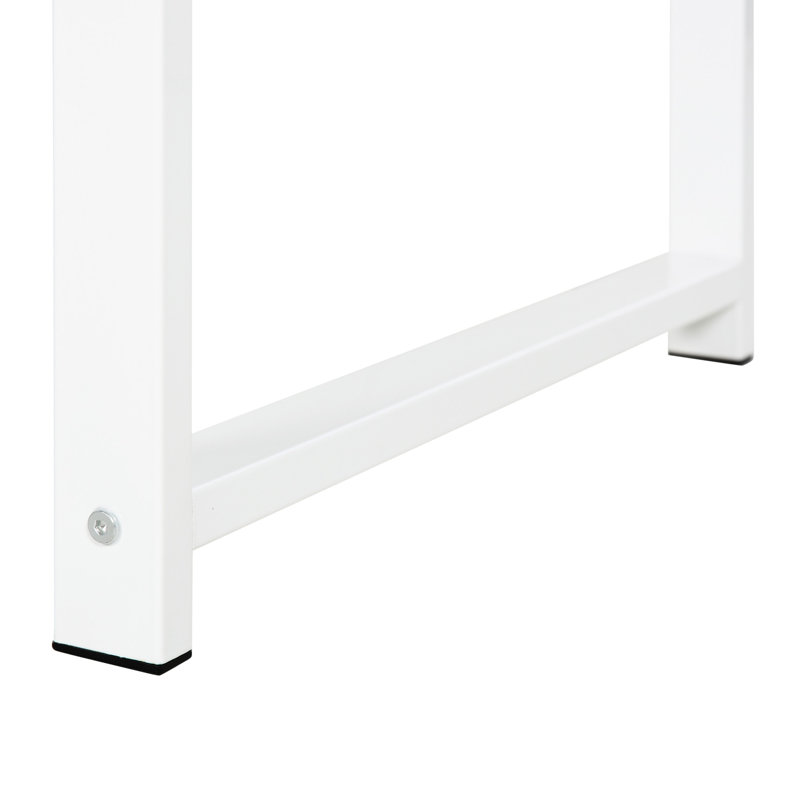 88" Extra Long 2-Person Computer Desk With Storage Shelves Combo