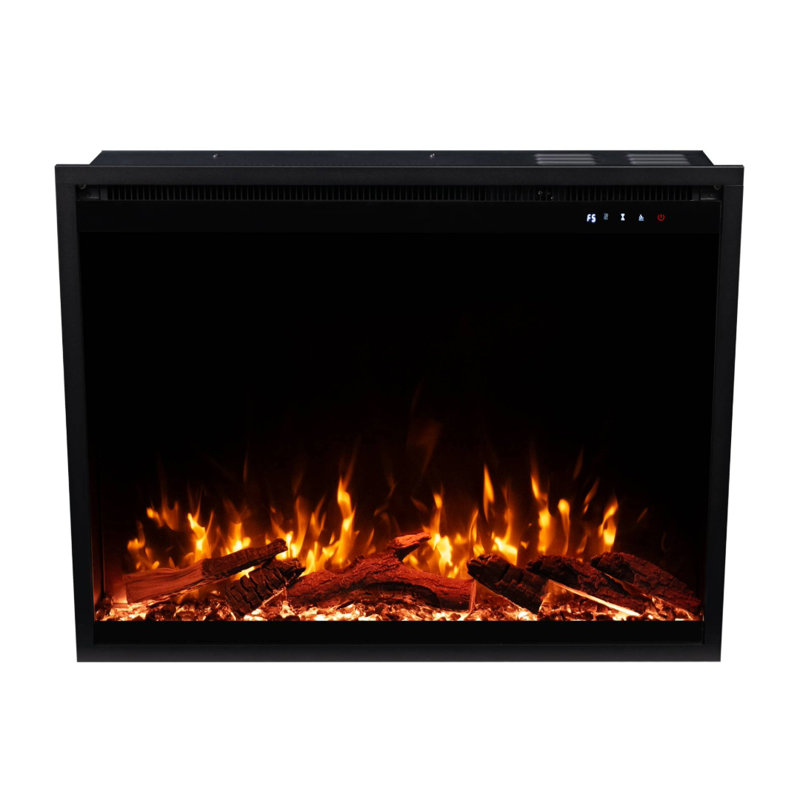 Fireplug Pro Smart Electric Fireplace Insert with Fire Crackle Sound, 25"H x 31"W x 7.88"D