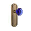 Deco Plate with Waldorf Cobalt Door Knob-698982253-698982248