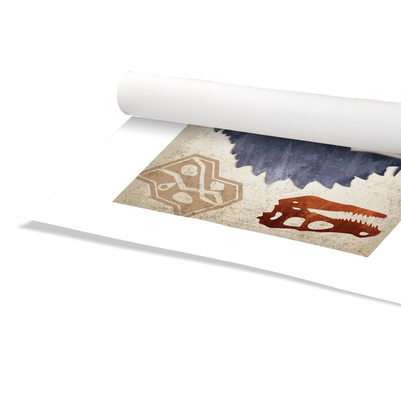 Décalcomanie murale Dinosaures-02 ', H 16 po x l 12 po x P 1 po, Papier