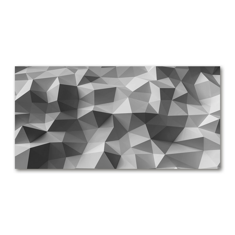 Abstraction Triangles - Wrapped Canvas Print