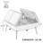 30" Oversized Upholstered Storage Ottoman Retro Brown-347242648