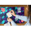 Wall Mounted cork board with print decorative wall message pin boards home office bulletin board ideas Abstract landscape