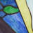 12.75"H Serenity Earth Elements Stained Glass Window Panel