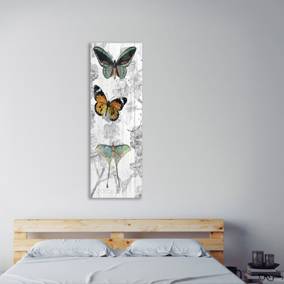 Butterflies Are Free by Kimberly Allen - Wrapped Canvas Panoramic Print