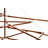 Isotope LED Modern Linear Chandelier