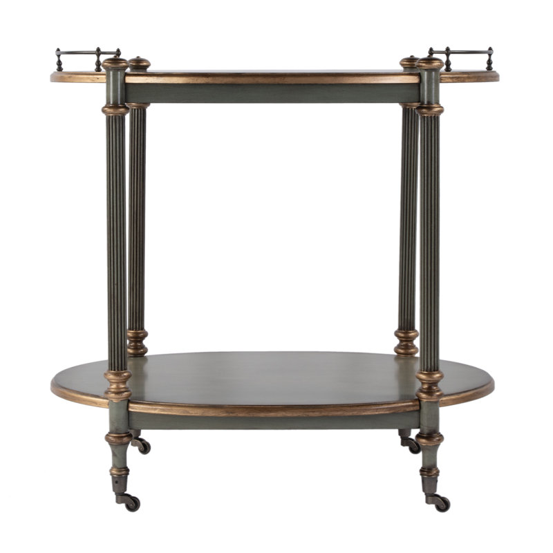 Keating Serving Cart, Green