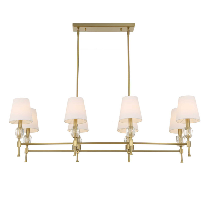 Uttermost Arques 8 Light Linear Chandelier