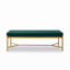 Banc long rembourré vert-1781646500