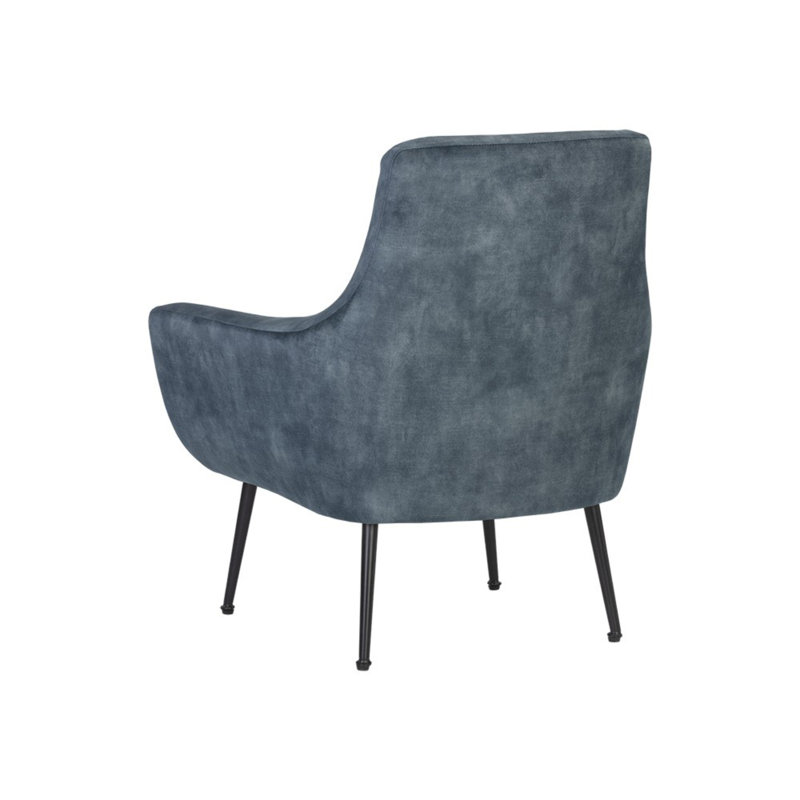 Chamar Armchair, Navy Blue