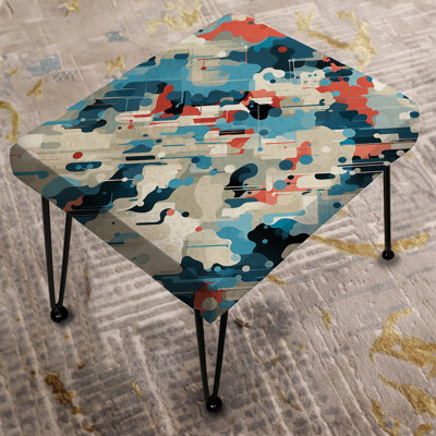 Cuber Techno Concealment - Abstract Rectangle Ottoman
