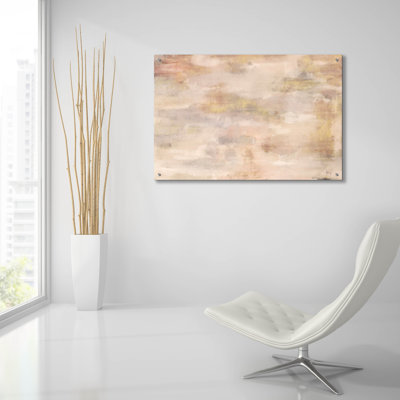  «Southern Sunrise» par Ashley Bradley, art mural en verre acrylique, 36 po x 24 po