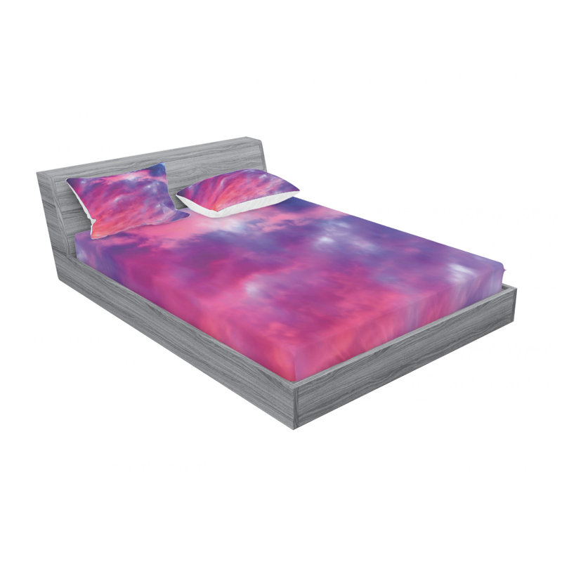 Microfiber Sheet Set, Queen Sheet Set with Fitted Sheet