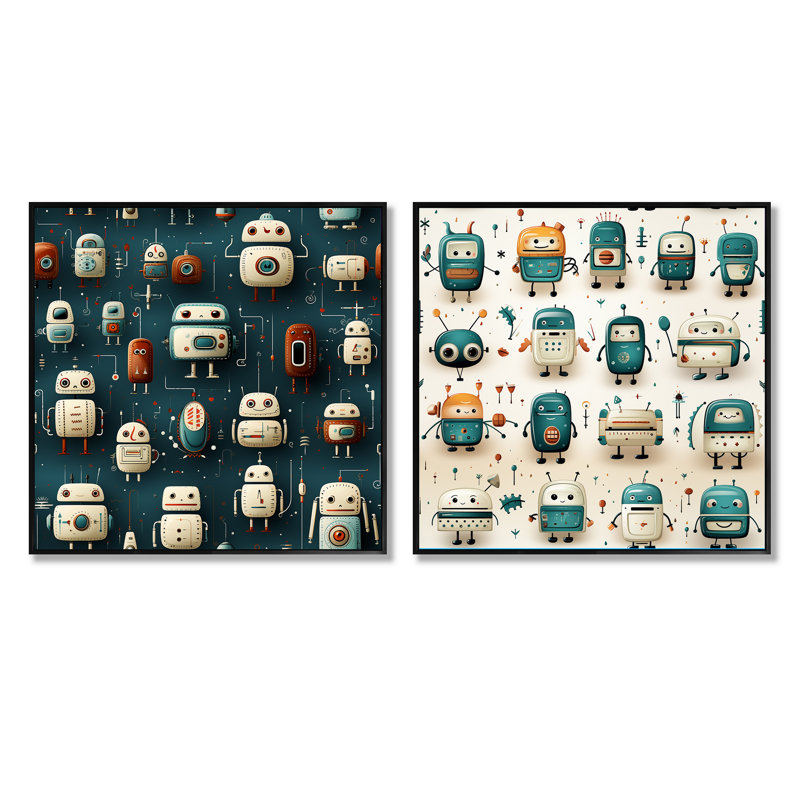 Immagine tematica di Betroom con robot e fantasia