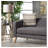 Ivory/Gray Bohemian Striped Cotton Throw Pillow