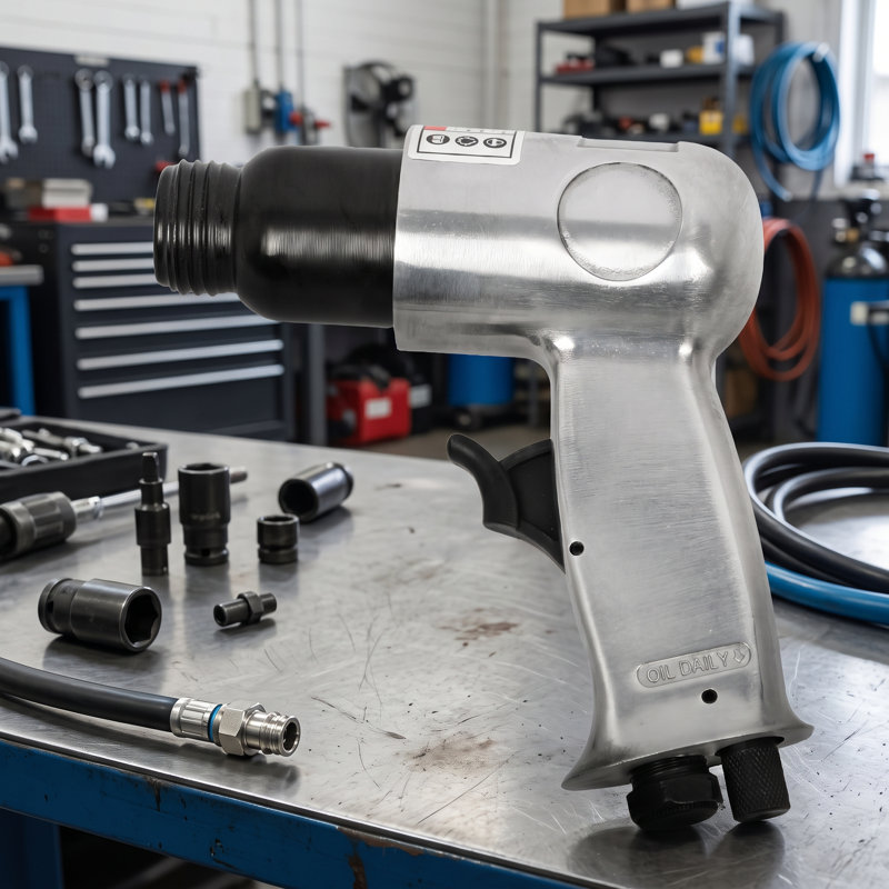71-Piece Pneumatic Tool & Accessory Set, Includes Impact Wrench, Air Ratchet, Die Grinder, Air Hammer, Hose Connectors and Portable Storage Case
