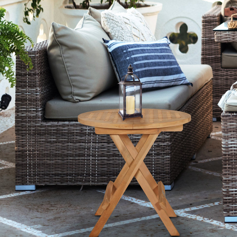 Table d’appoint en bois massif Hasler