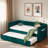 Upholstered Daybed With Trundle, Usb Port And Side Pockets-10620934