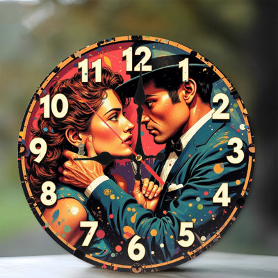 Horloge murale rétro