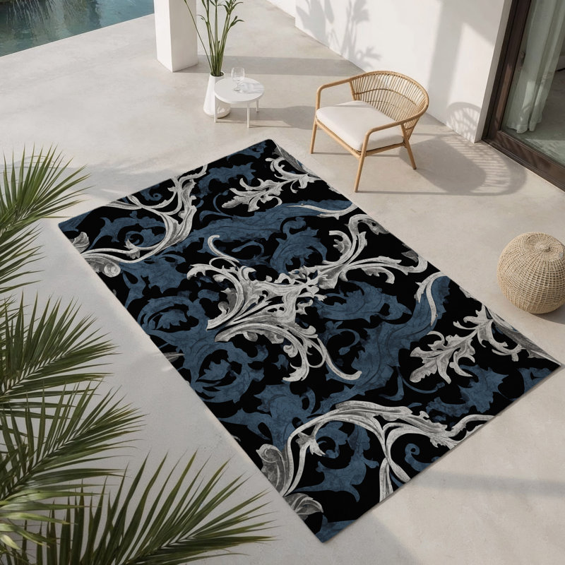 Tapis intérieur et extérieur Starlit Whisper, Rectangle 9 pi x 12 pi