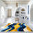 Abstract Wave Pattern Area Rug, Soft And Lightweight, Suitable For All Seasons, Easy To Maintain And Easy To Clean, Machine Washable Carpet Floor Mat, Suitable For Living Room, Bedroom, Hallway, Balcony, Patio, Room Decor, Home Decor, Outdoor Decor-632557936