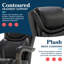 Grand et haut fauteuil de bureau La-Z-Boy Harnett, fauteuil ergonomique à haut dossier avec accoudoirs en bois massif, coussins ComfortCore avec mousse à mémoire de forme, cuir reconstitué-39420202