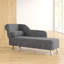 Alperin Velvet Chaise Lounge