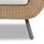 Elba 90.5" Outdoor Corner Sectional With Handwoven All-Weather Wicker