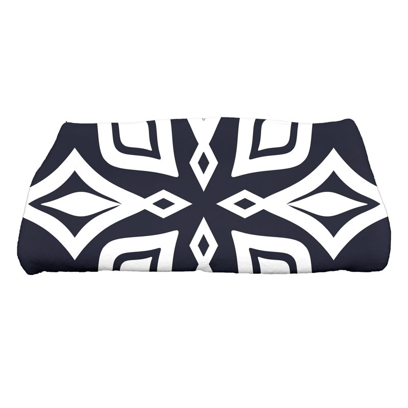 Odelina Bath Towel, Navy Blue
