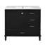 Meuble-lavabo 36 po avec lavabo en céramique Ankeny, porte à fermeture douce et 3 tiroirs-123413759