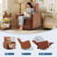 Faux Leather Accent Chair