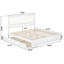 Lit plateforme en bois massif Asparas avec pied de lit et lit gigogne-631275345-645752984