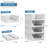 Sorbus 4 Pack Folding Shelf Organizer - Stackable Closet Shelf Organizer Baskets for Clothes, Closet, Bathroom, Kitchen, Garage - Easy Access Open Front Design Under Shelf Organizer, Small-108206482