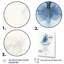 «Ethereal Blue Watercolor Bliss I», reproduction d'art abstrait-1730083045-1702547230