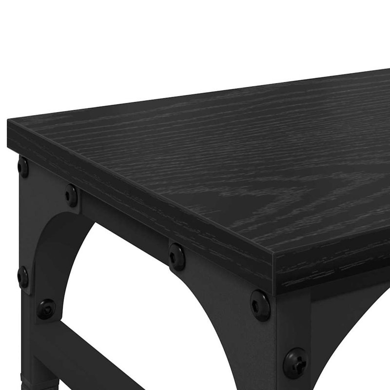 Manufactured Wood Monitor Stand, Black Oak, 14cm H x 55cm W x 23cm D