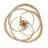 Flow 8-Light Twist Pendant - Baguette/Natural Rattan